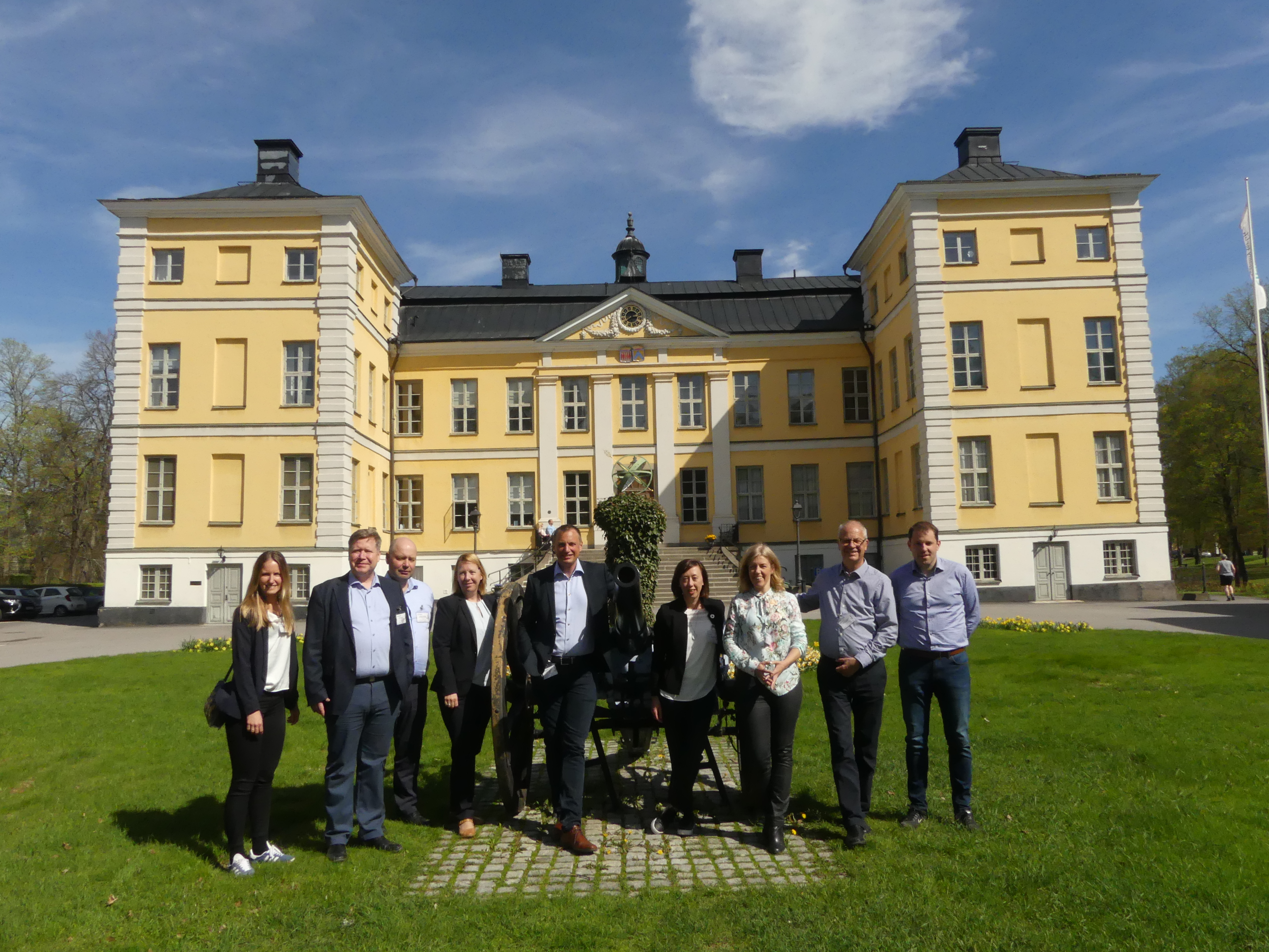 Delar av PiiAs styrelse på möte i Finspång