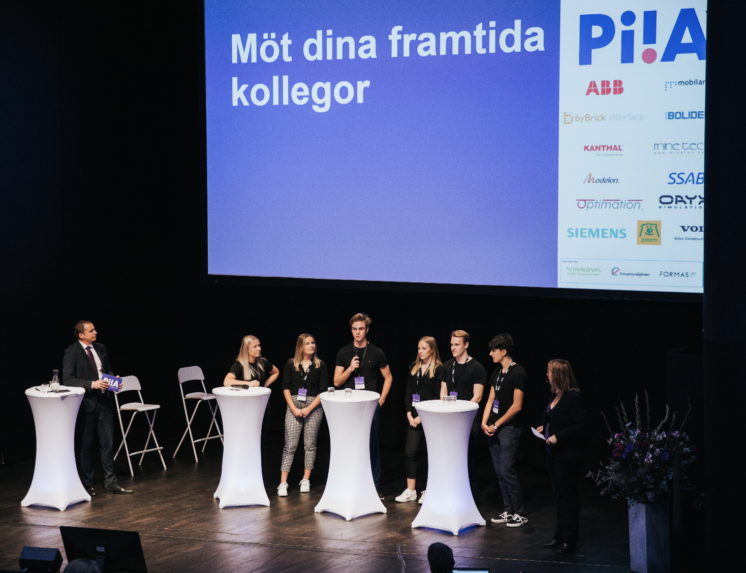 Peter Wallin, Malin Rosqvist och UF-företag på PiiA Summit